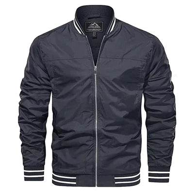 Buy Center Men's Bomber Jacket - Casual Spring Autumn Windbreaker - Buy Center UK