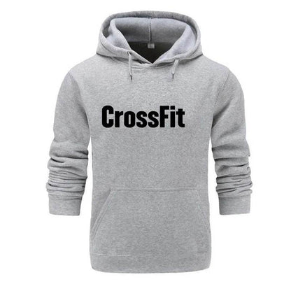Buy Center Men's CrossFit Sweatshirt - Stylish Black Print Hoodie - Buy Center UK