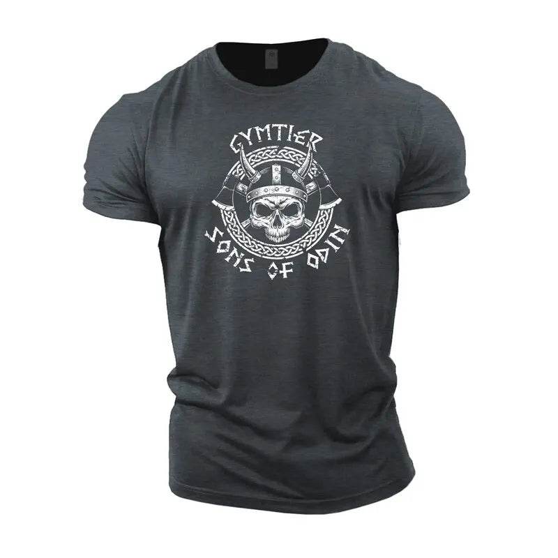 Summer Viking 3D Printed Men's T-shirt - Quick Dry & Casual Style - Buy Center UK