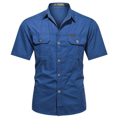 Buy Center Men's Oversized Cargo Shirts - 4XL & 5XL Casual Blouse - Buy Center UK