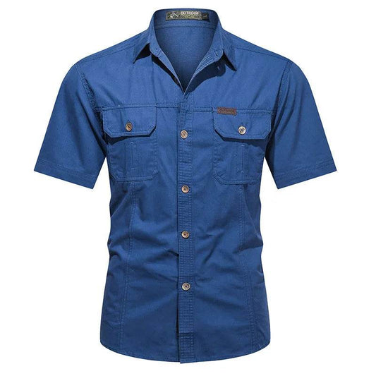 Buy Center Men's Oversized Cargo Shirts - 4XL & 5XL Casual Blouse - Buy Center UK