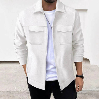 Buy Center Casual Men's Jacket - Breathable, Zipper Pocket Design - Buy Center UK