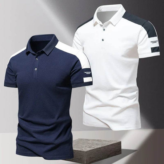 Buy Center Men's Ice Silk POLO Shirt - Breathable Business Casual Top - Buy Center UK