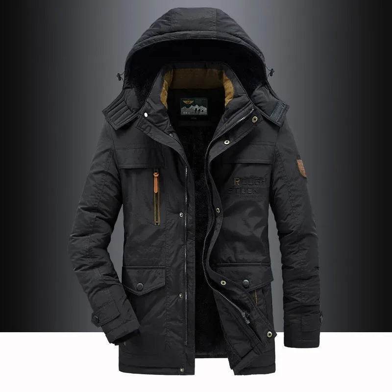 Buy Center Men's Winter Hooded Parka - Warm Casual Down Jacket - Buy Center UK