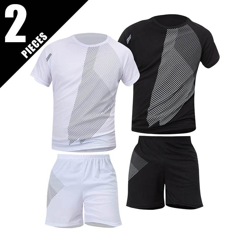 Buy Center Plus Size Men's Quick-Drying Shorts Suit - T-Shirt & Shorts - Buy Center UK