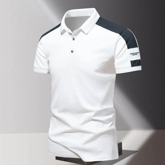 Buy Center Men's Ice Silk POLO Shirt - Breathable Business Casual Top - Buy Center UK