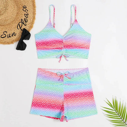 Buy Center High Waist Bikini Swimsuit - Floral Push Up Design 2023 - Buy Center UK
