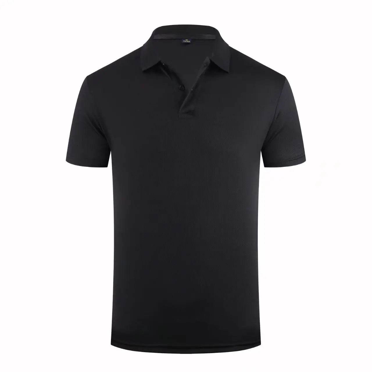 2024 Solid Color Polo Shirt for Men - Short Sleeve Casual Style - Buy Center UK