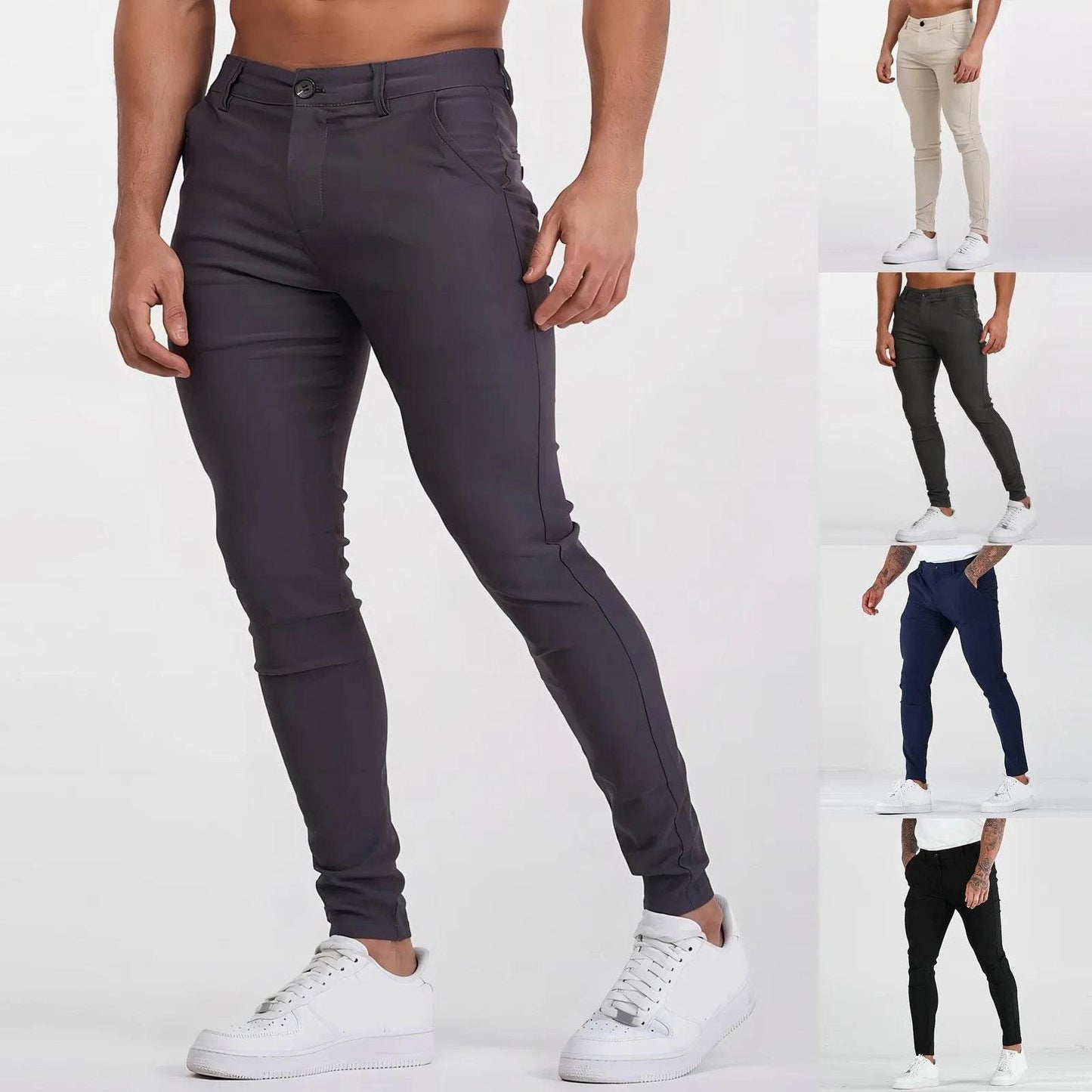 Buy Center Men’s Summer Casual Slacks - Slim Fit Outdoor Chinos - Buy Center UK