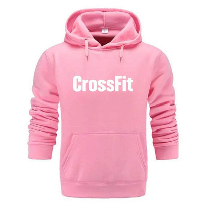 Buy Center Men's CrossFit Sweatshirt - Stylish Black Print Hoodie - Buy Center UK