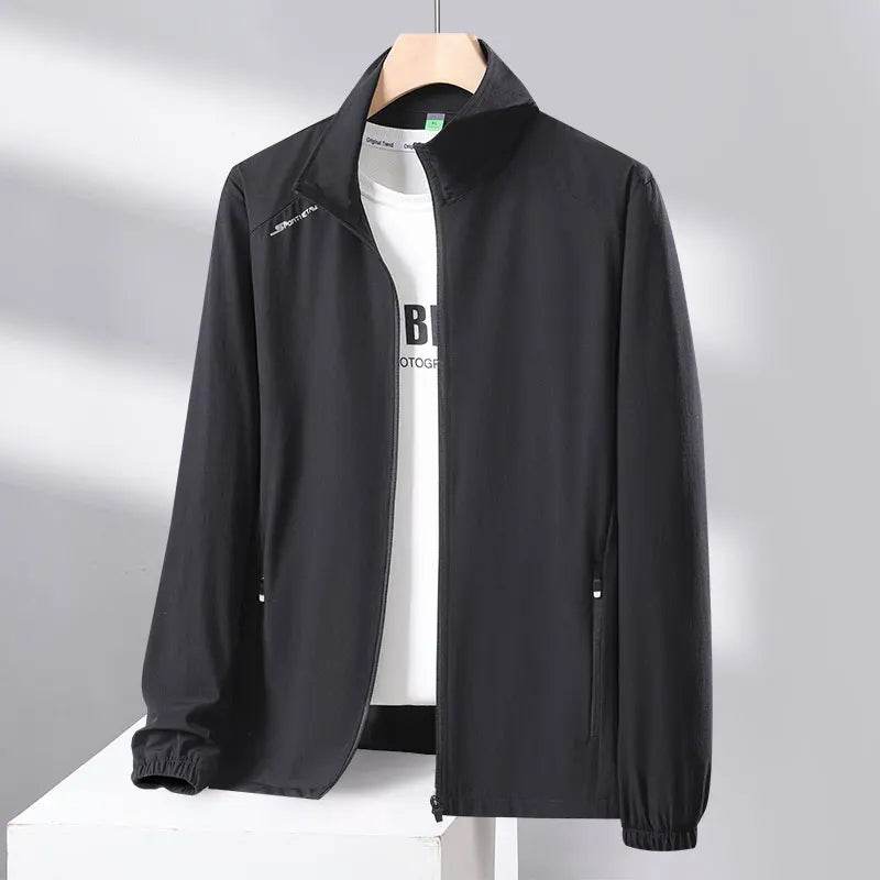 Summer Men's UV Protection Jacket - Breathable Quick-Dry Fabric - Buy Center UK