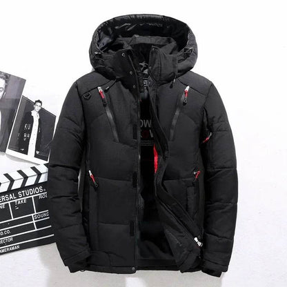 Buy Center Men's Winter Hooded Puffer Jacket - Windproof & Warm - Buy Center UK