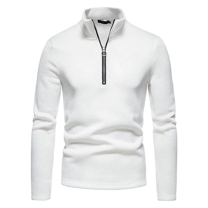 Buy Center Men's Casual Turtleneck Sweater - Warm & Stylish Zipper Design - Buy Center UK