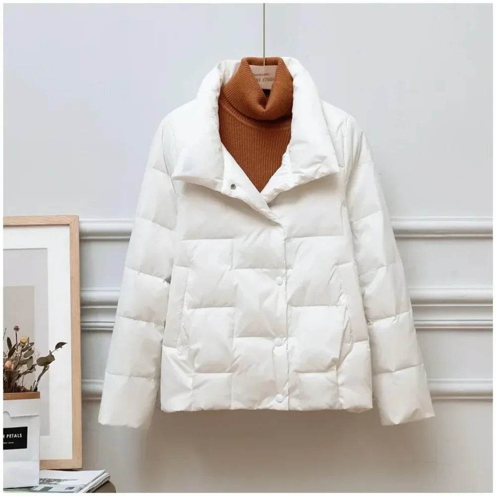 2024 Women's Down Jacket - Lightweight Puffer Coat for Winter Style - Buy Center UK