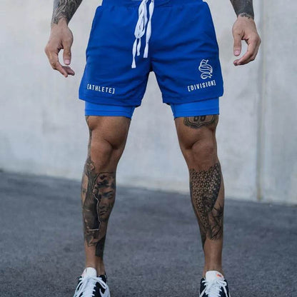 Buy Center 2 in 1 Running Shorts for Men - Breathable, Quick-Dry Design - Buy Center UK