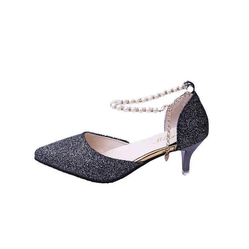 Trend Elegant Pointed Toe High Heels Mules for Women - Sexy Pumps - Buy Center UK