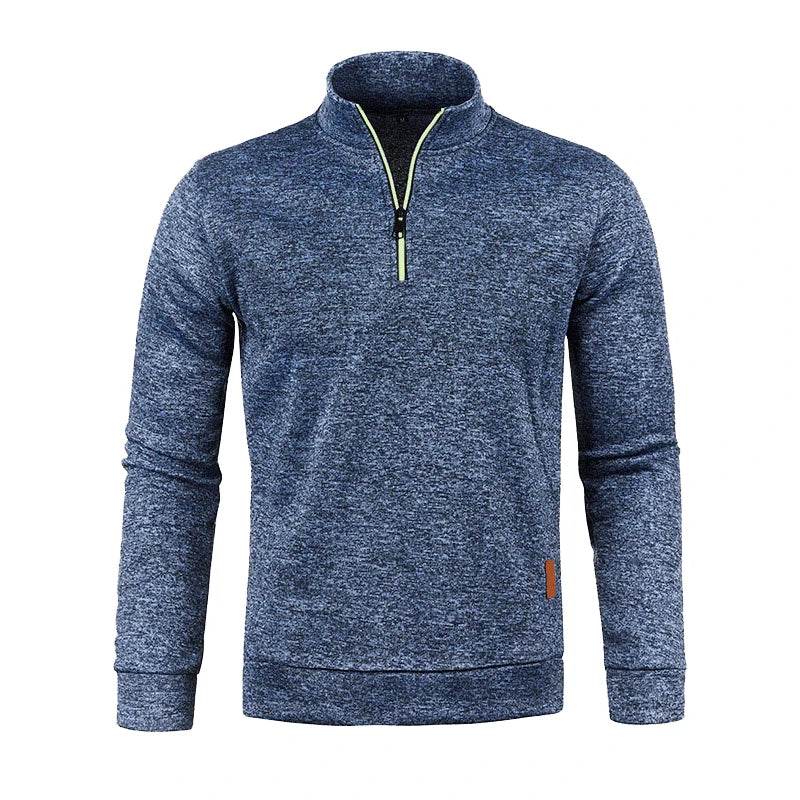 Buy Center Men's Half Zipper Pullover - Stylish Turtleneck Sweatshirt - Buy Center UK