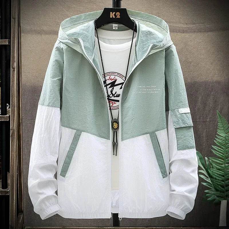 Buy Center Waterproof Summer Hooded Jacket - Quick Dry & Sun Protection - Buy Center UK