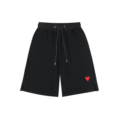 Designer Luxury Heart-Shaped Jogger Shorts for Men & Women - Buy Center - Buy Center UK