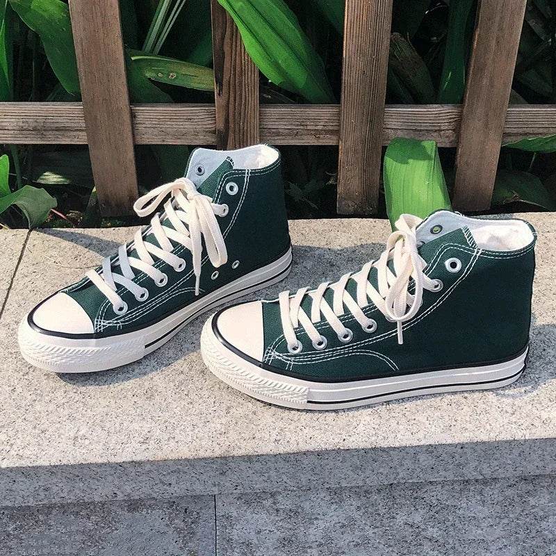 Buy Center Men's Canvas Sneakers - Unisex Lace-Up, Breathable Comfort - Buy Center UK