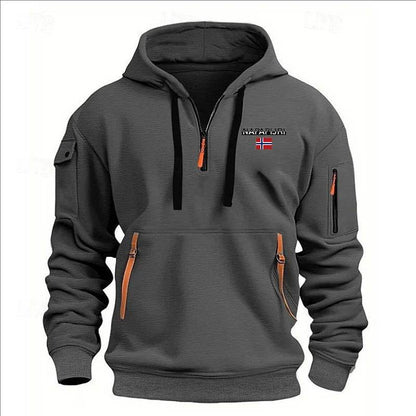 Buy Center Vintage Oversized Cotton Hoodie - Men's Pullover Fashion - Buy Center UK
