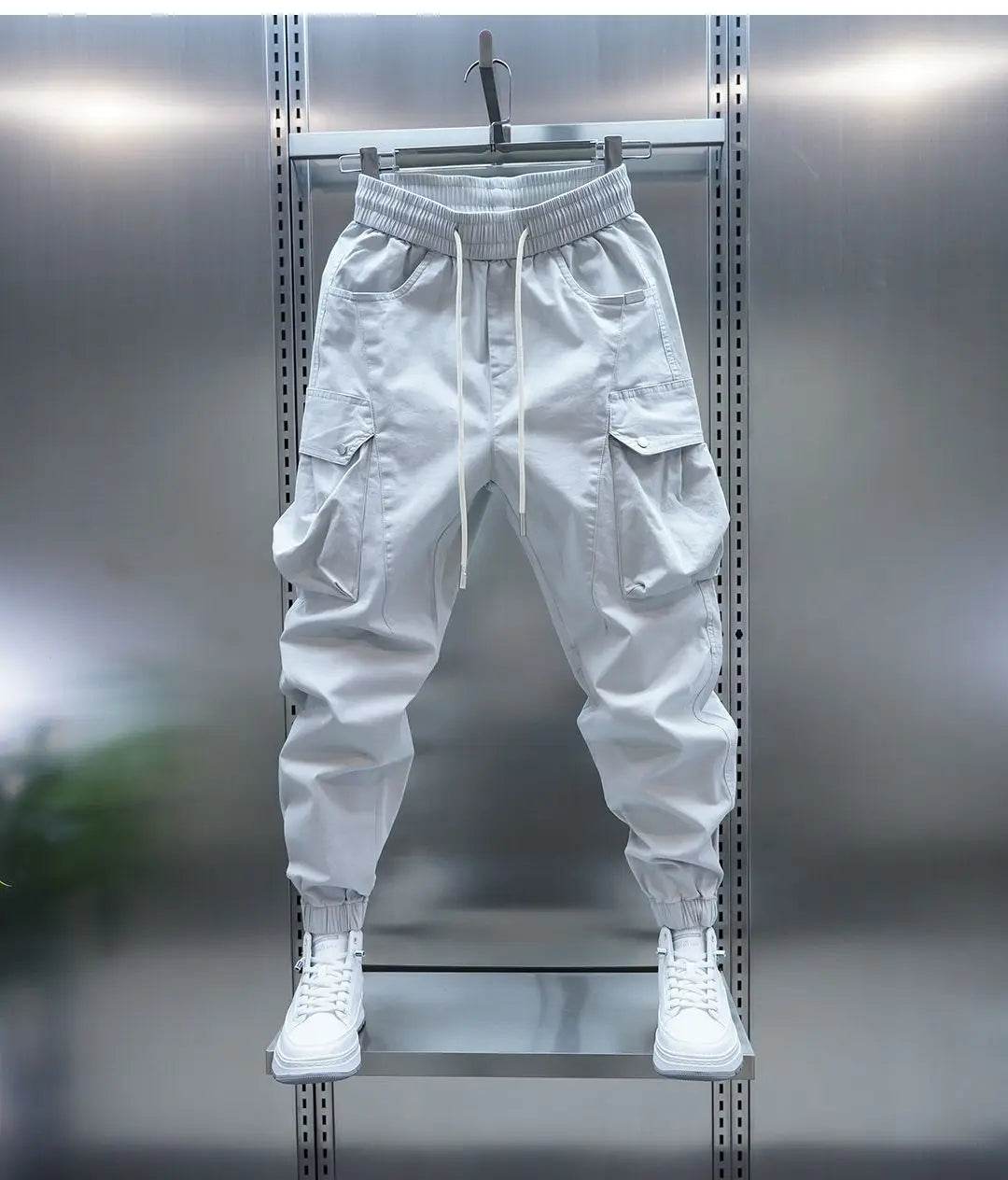 Buy Center Men's Big Pocket Jogger Pants - Slim Fit Harem Trousers - Buy Center UK