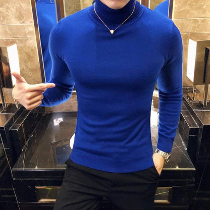 Buy Center Men's Turtleneck Sweater - Slim Fit Casual Fall Fashion - Buy Center UK