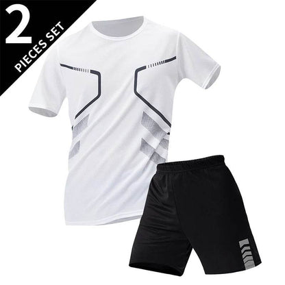 Buy Center Plus Size Men's Quick-Drying Shorts Suit - T-Shirt & Shorts - Buy Center UK