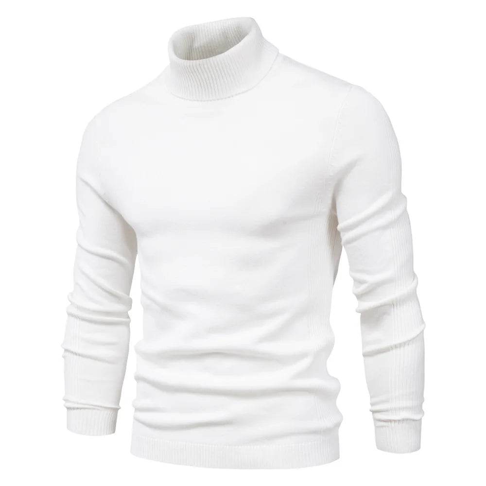 Buy Center Men’s Winter Turtleneck Sweater - Warm Slim Fit Casual - Buy Center UK