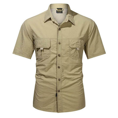 Buy Center Men’s Breathable Jogger Shirts - Quick Dry & Multi-Pockets - Buy Center UK