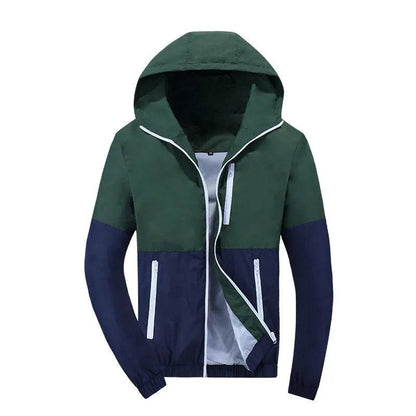 Buy Center Men’s Windbreaker Jacket - Stylish Hooded Casual Coat - Buy Center UK