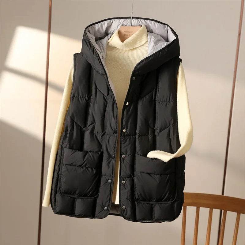 Buy Center Ultra Light Sleeveless Down Vest - 90% White Duck Down - Buy Center UK