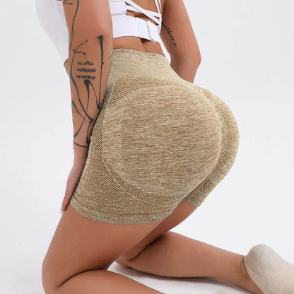 Buy Center Women's High Waist Fitness Shorts - Push Up & Stylish - Buy Center UK