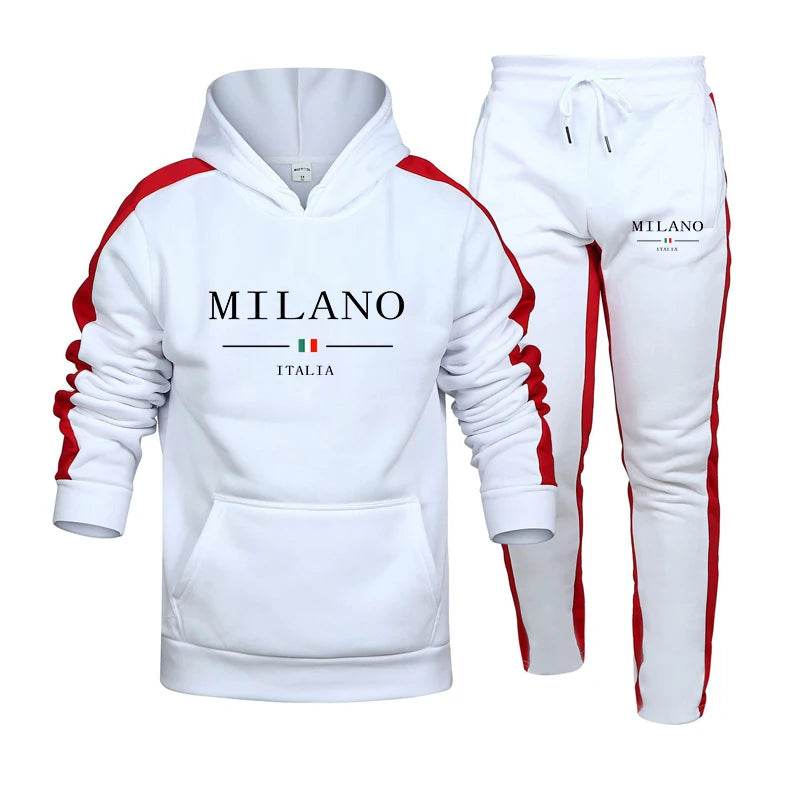 Buy Center Men's Tracksuit 2 Piece Set - Casual Hooded Sweatshirt - Buy Center UK