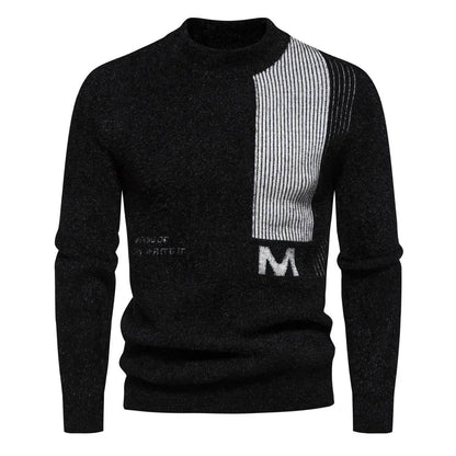 Buy Center Men's Slim Fit Turtleneck Sweater - Trendy Knitted Pullover - Buy Center UK