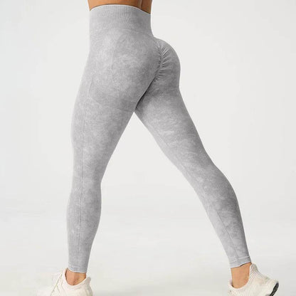 Buy Center High Waisted Frosted Yoga Pants - Quick Dry, Tight Fit - Buy Center UK