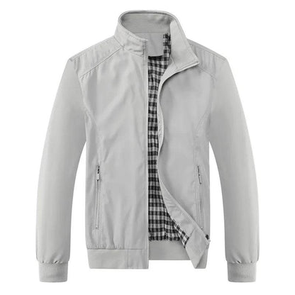 Buy Center Men's Slim Bomber Jacket - Stylish Spring Autumn Overcoat - Buy Center UK