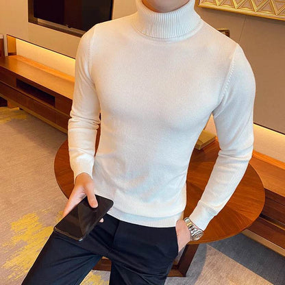 Buy Center Men's Turtleneck Sweater - Slim Fit Casual Fall Fashion - Buy Center UK