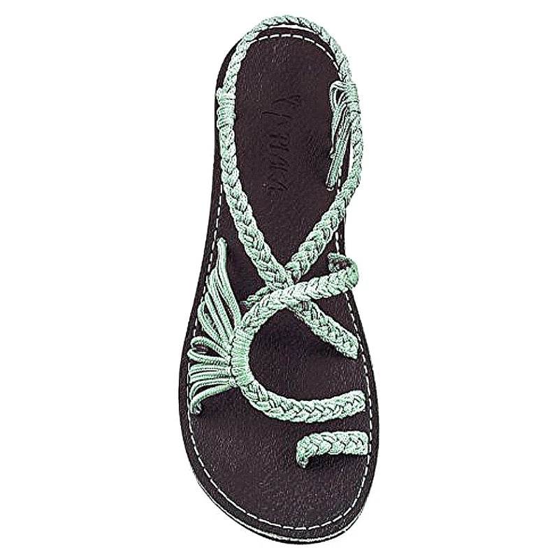 Buy Center Women's Strappy Braided Sandals - Comfortable Summer Style - Buy Center UK