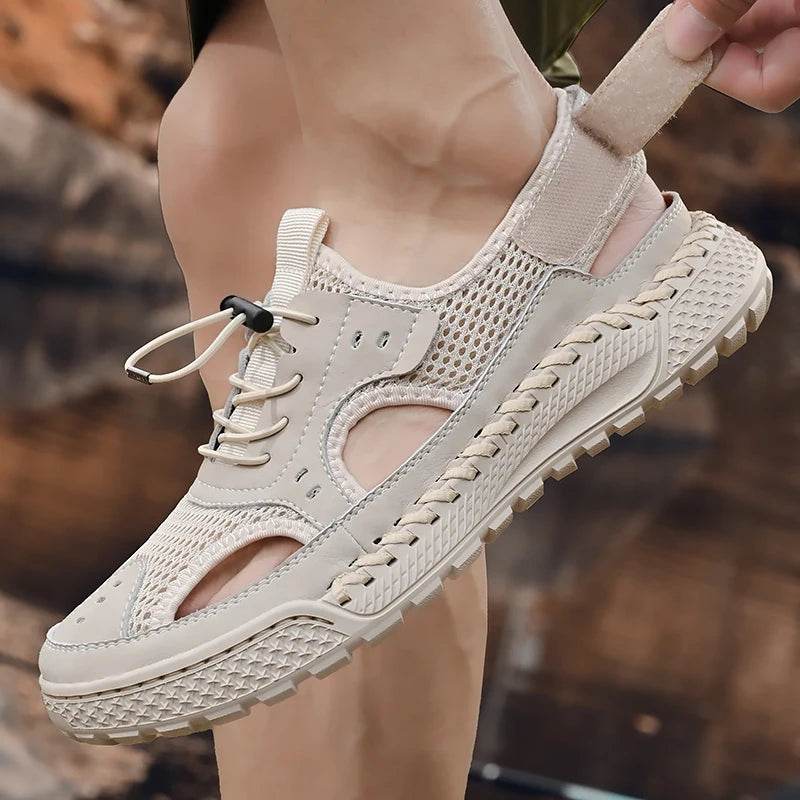 Buy Center Men's Leather Sandals - Outdoor Sports & Beach Shoes - Buy Center UK