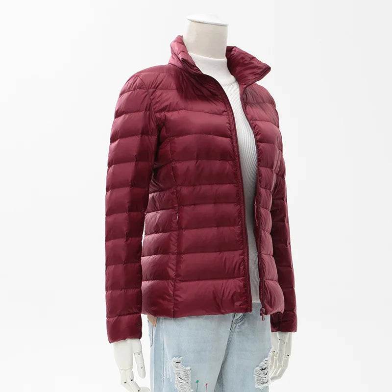 Buy Center Women's Spring Puffer Coat - Ultra Light Duck Down - Buy Center UK