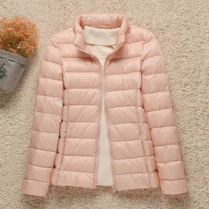 Buy Center Women's Down Jacket - Lightweight Hooded Parka for Winter - Buy Center UK