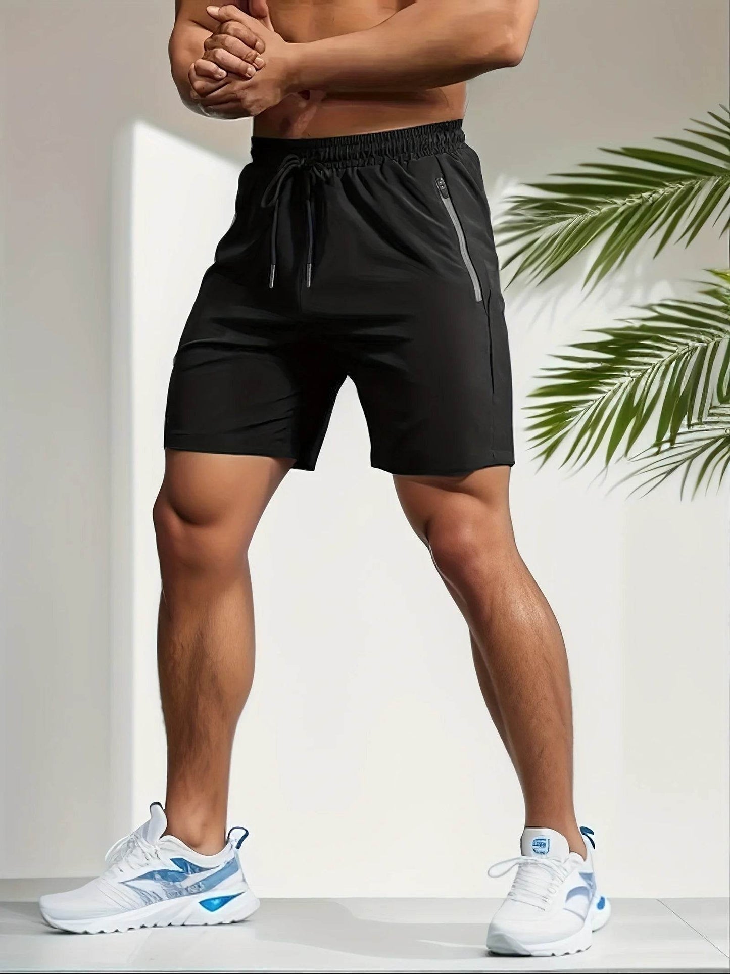 Buy Center Men's Quick Dry Sports Shorts - Breathable Drawstring Design - Buy Center UK