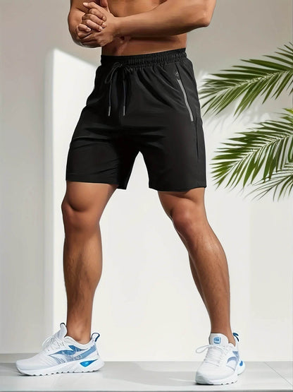 Buy Center Men's Quick Dry Sports Shorts - Breathable Drawstring Design - Buy Center UK