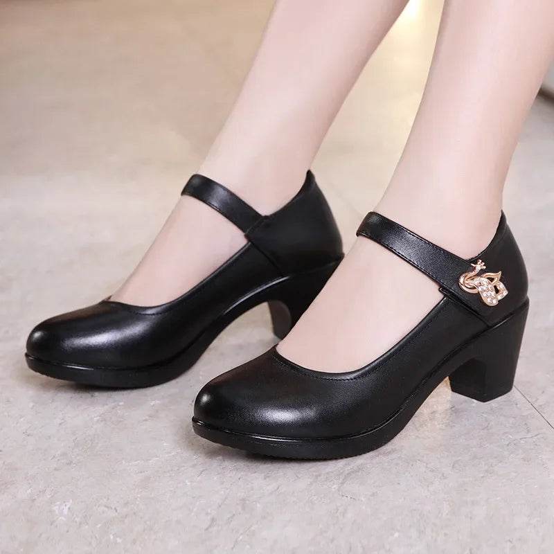 YanCloud 5cm Platform Mary Jane Pumps - Elegant Wedding Shoes for Women - Buy Center UK