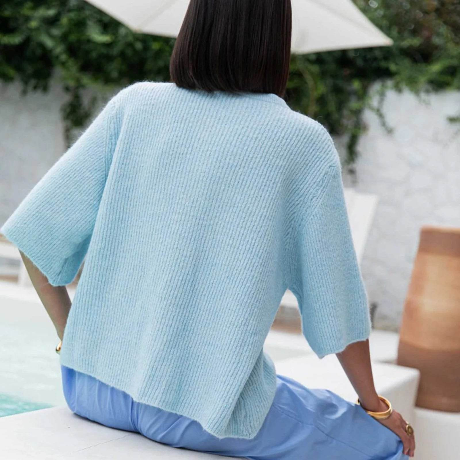 Buy Center Vintage Y2K Cardigan - Women’s Short Sleeve Knitwear - Buy Center UK