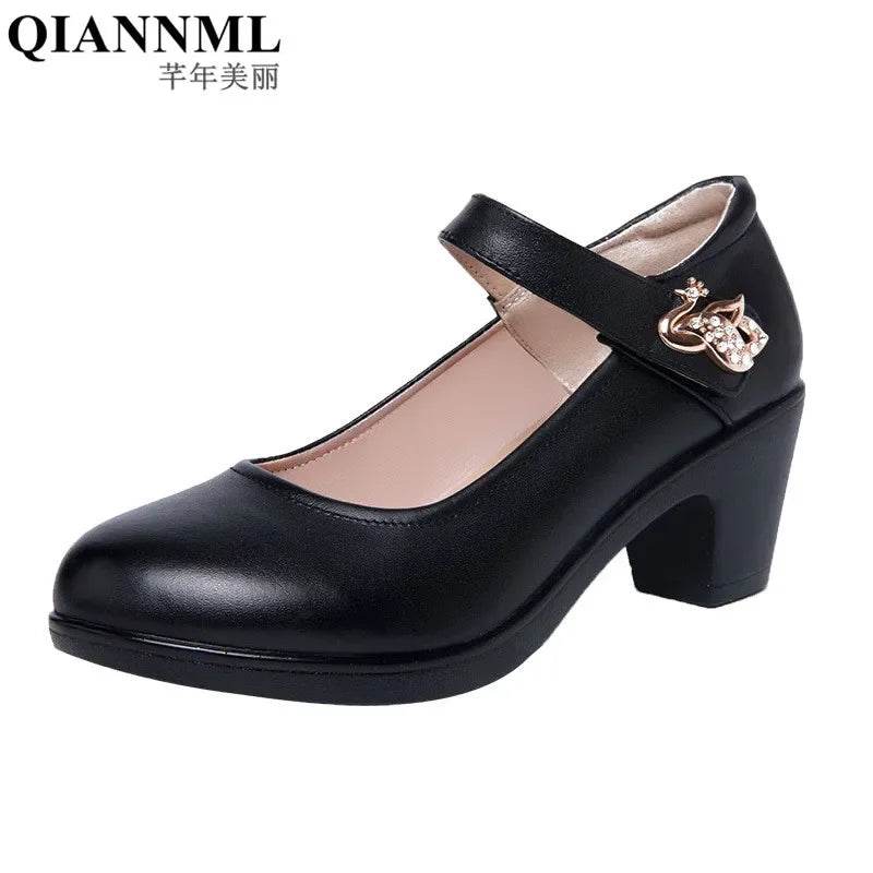 YanCloud 5cm Platform Mary Jane Pumps - Elegant Wedding Shoes for Women - Buy Center UK