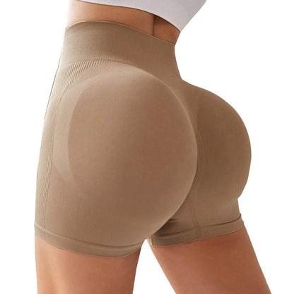 Buy Center High Waist Peach Lift Sports Shorts - Elegant Summer Fit - Buy Center UK