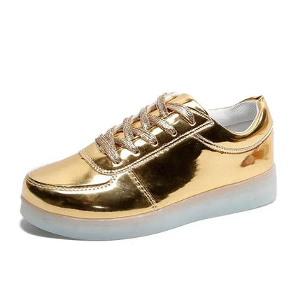 Maogu Luminous Sneakers - USB Rechargeable LED Light-Up Shoes - Buy Center UK