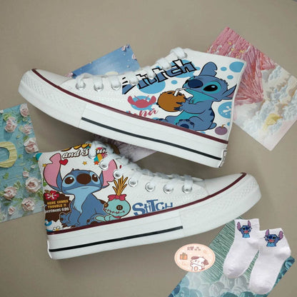 Buy Center Disney Stitch Lotso Cartoon Canvas Sneakers - Unisex Style - Buy Center UK
